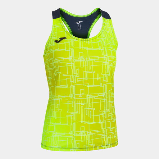 Camiseta Tirantes Joma Elite Viii Amarillo Flúor Marino