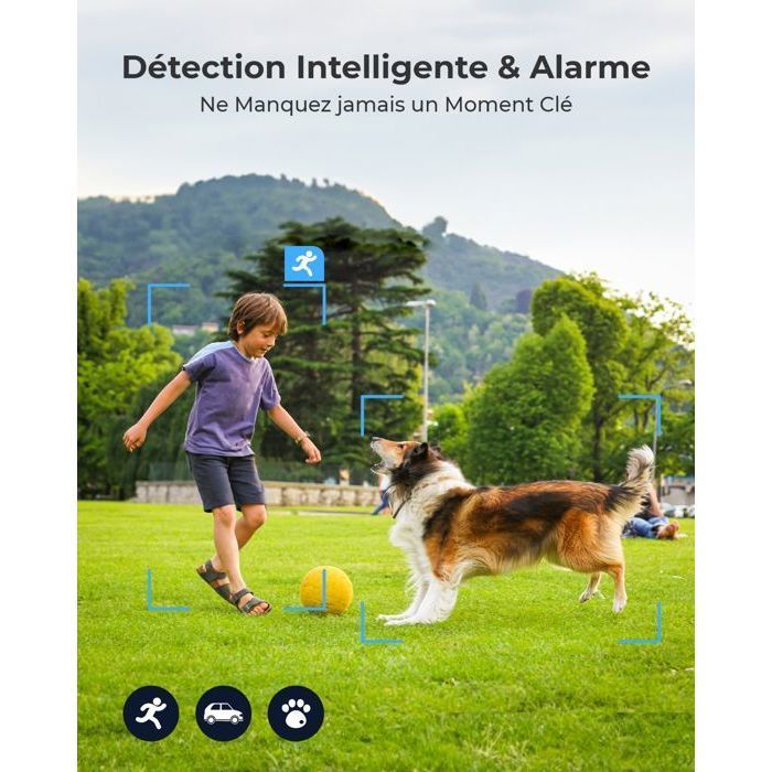 Reolink 4K 8MP bewakingscamera, 2,4/5 GHz wifi, buitenbatterij, slimme functies, kleuren nachtzicht, + zonnepaneel