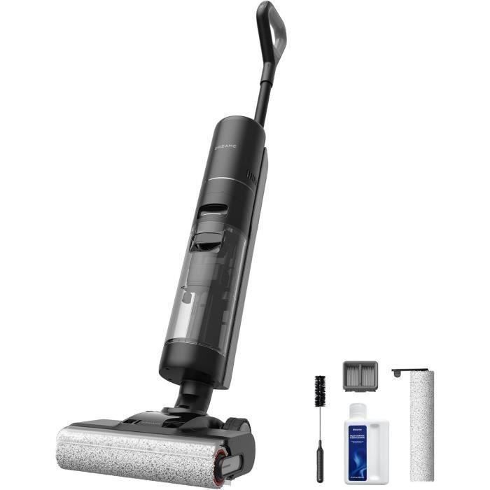 DREAME H13 Pro - Nat- en droogstofzuiger - Wassen op 60°C - 30 minuten heteluchtdrogen - Dubbele rotatie, automatische reiniging - LED-borstel