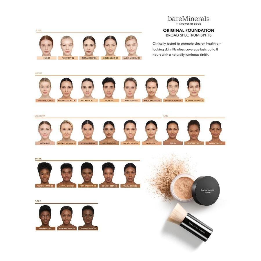 bareMinerals Foundation Original Losepuder-Foundation LSF 15 - 8 g