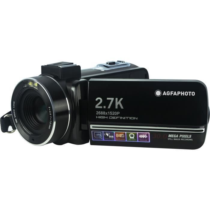 AGFA PHOTO CC2700 Camcorder, Black - 3.0