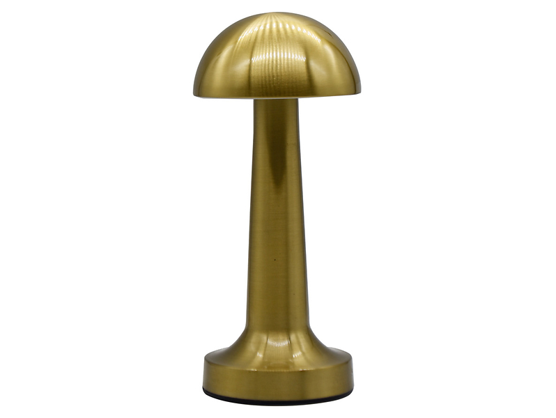 Lampa stołowa Isa LED metalowa złota