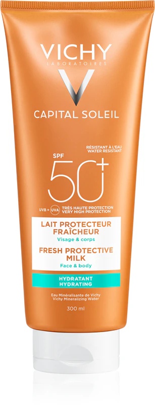 „Vichy Capital Soleil“ apsauginis pienelis kūnui ir veidui SPF 50+