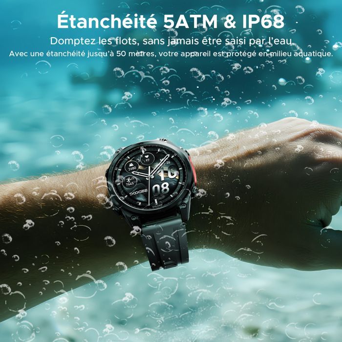 Montre Connectée - DOOGEE - Anywise W1 Pro - Écran 1,43