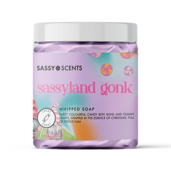 Sassy Scents Sassyland Gonk Vispad Tvål 115g