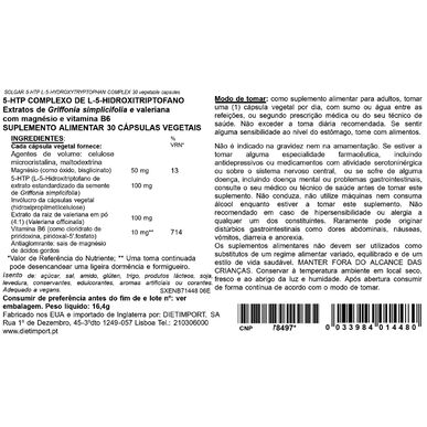 Solgar 5-HTP 30 kapselia