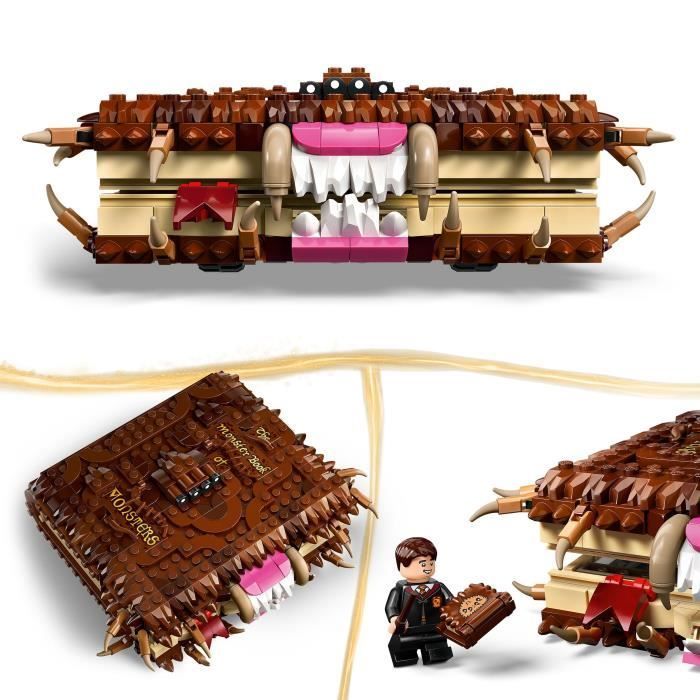 LEGO Harry Potter 76449 Le Monstrueux Livre Des Monstres - Jouet Pour Garçon Dès 9 Ans