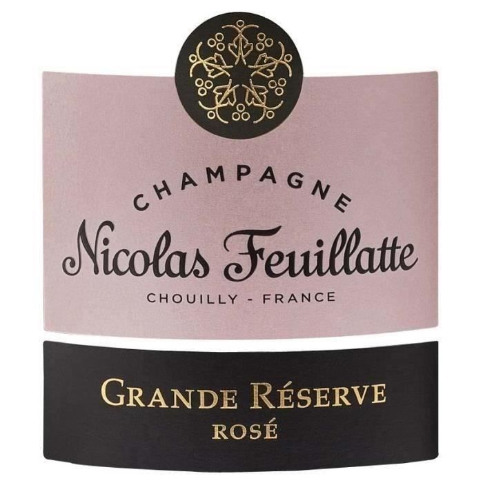 Nicolas Feuillatte La Grande Réserve Rosé Champagner – 75 cl x3
