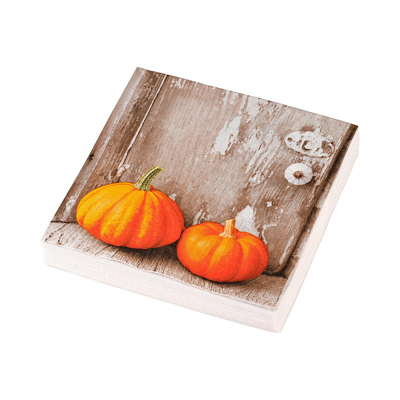 Tovaglioli ecologici Vie, confezione da 20 pezzi, 33x33 cm, autunno/inverno
