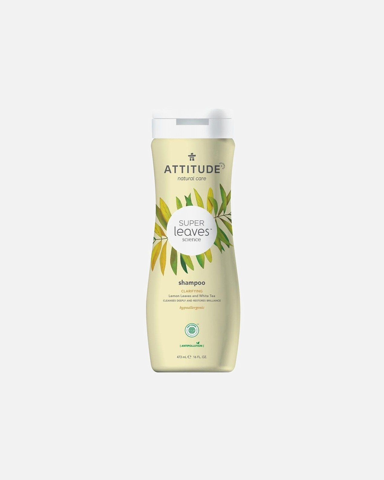 Attitude Super Leaves Science šampūns – attīrošs šampūns – 473 ml
