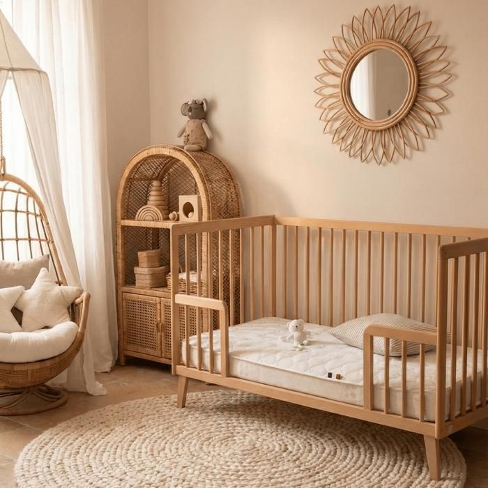 Babycalin - Matelas bébé Premier Rêve - Matelas 60x120 cm - Soutien équilibré et ferme
