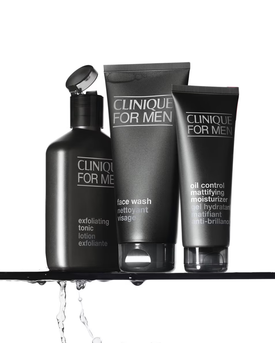 CLINIQUE CLINIQUE FOR MEN™ LOȚIUNE TONICĂ EXFOLIANTĂ - TEN NORMAL SAU MIXT - SISTEM ÎN 3 PAȘI