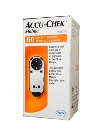 ACCU-CHECK Accu-Check mobilā uzpildes kasete 50 asins glikozes līmeņa kontrolei