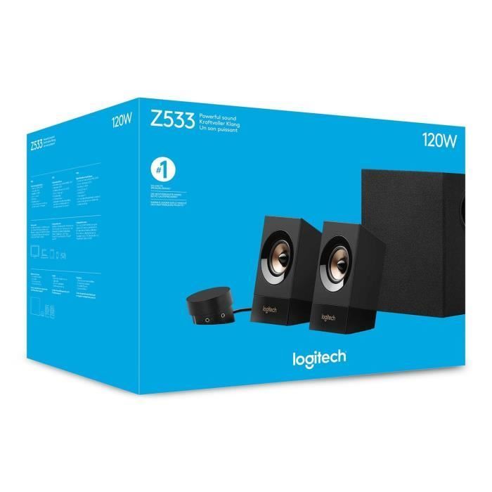 Altavoz para PC con cable - Logitech - Z533 - Negro