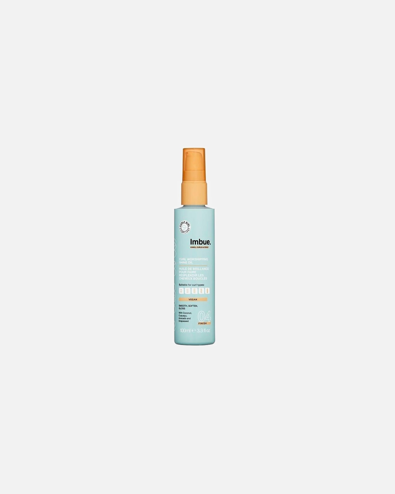 IMBUE. Olio per capelli che dona lucentezza ai ricci - 100 ml