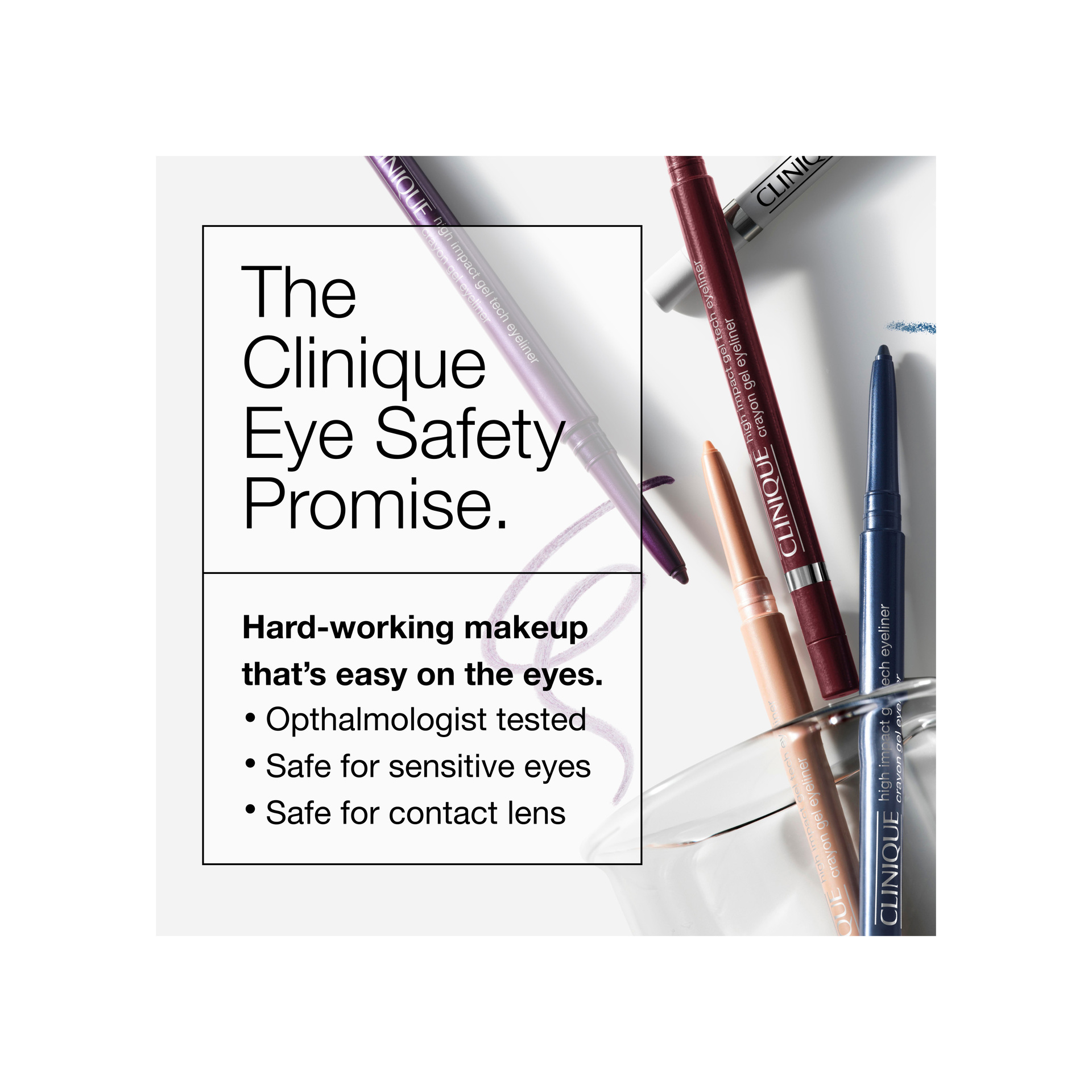 Clinique High Impact Gel Tech szemceruza 2 Black Honey