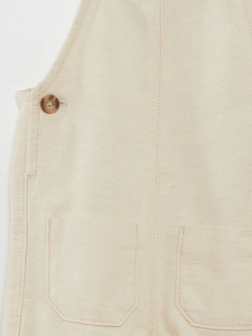 Effenkleurige overall - - WIT
