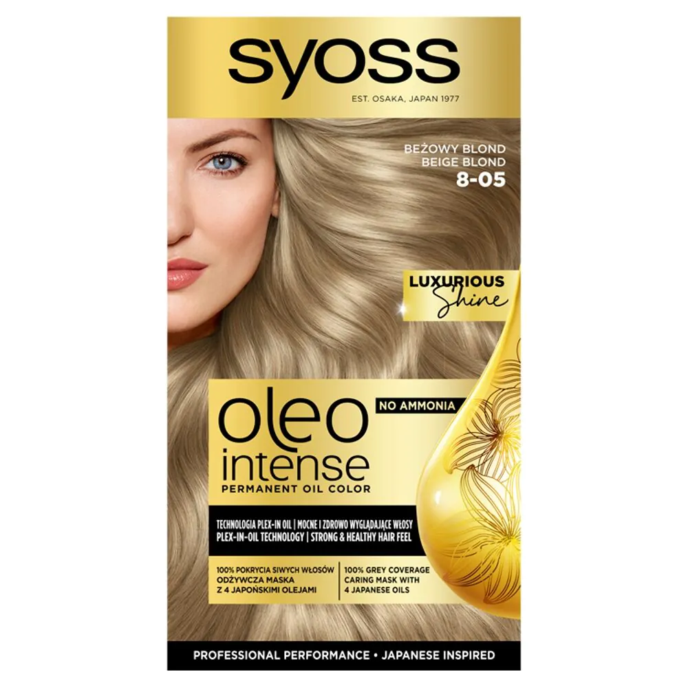 Syoss Oleo Farba do włosów 8-05 Beżowy Blond