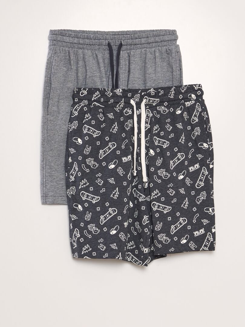 Set van 2 jersey shorts - WIT