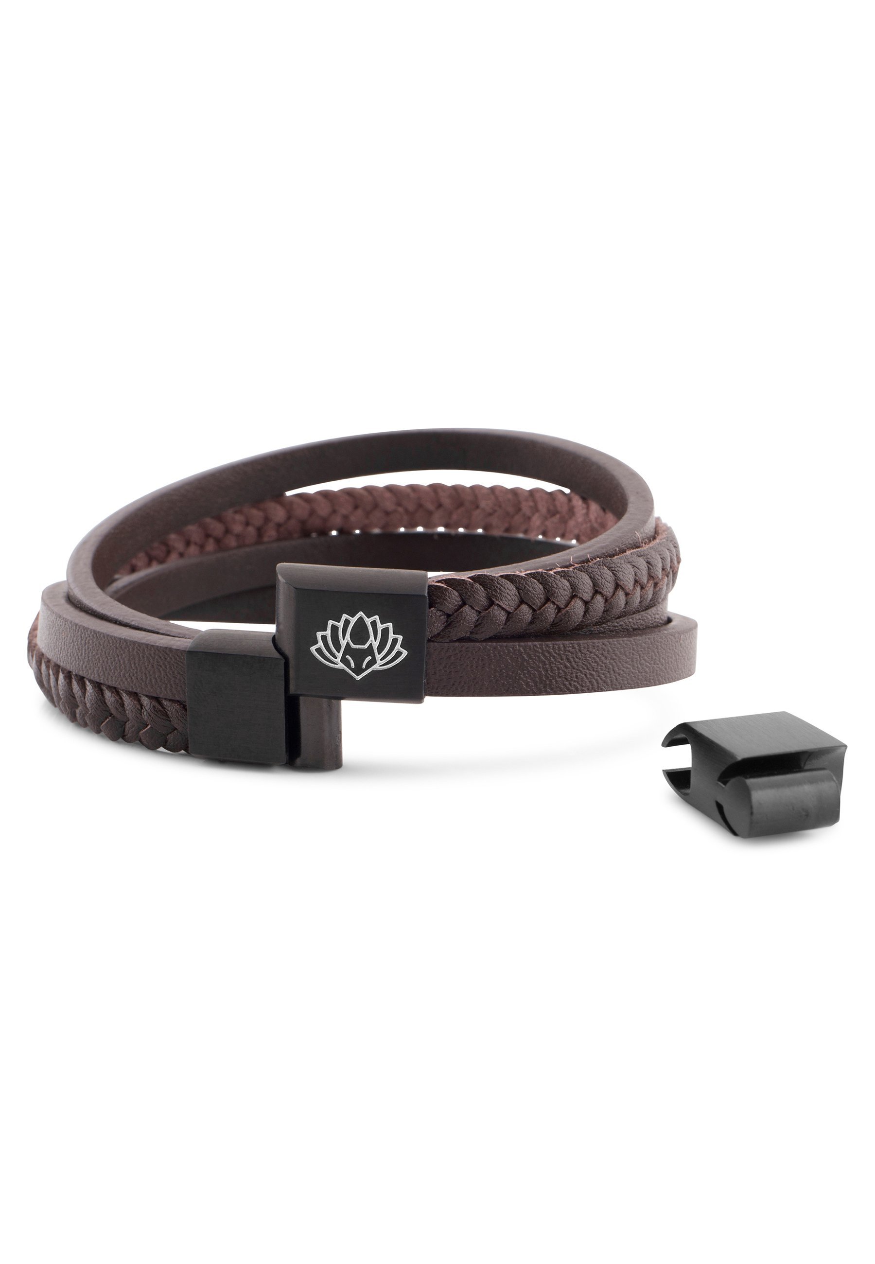 Bracelet Akitsune PATHFINDER - noir/marron
