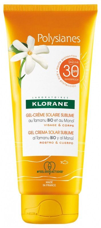 Sublime Sun Care gélový krém s organickým tamanu a monoi SPF30 Lekáreň na ochranu pred slnkom