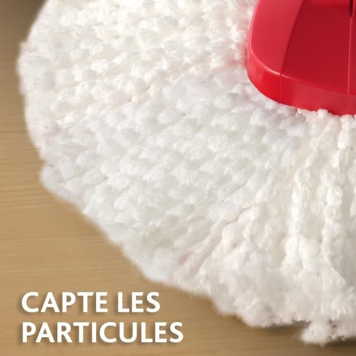 VILEDA Set Easywring clean balai + seau à essorage rotatif