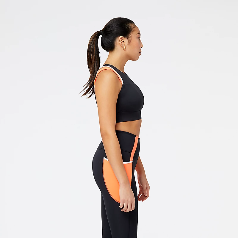 Shape Shield Crop-BH für Damen – Neon Libelle