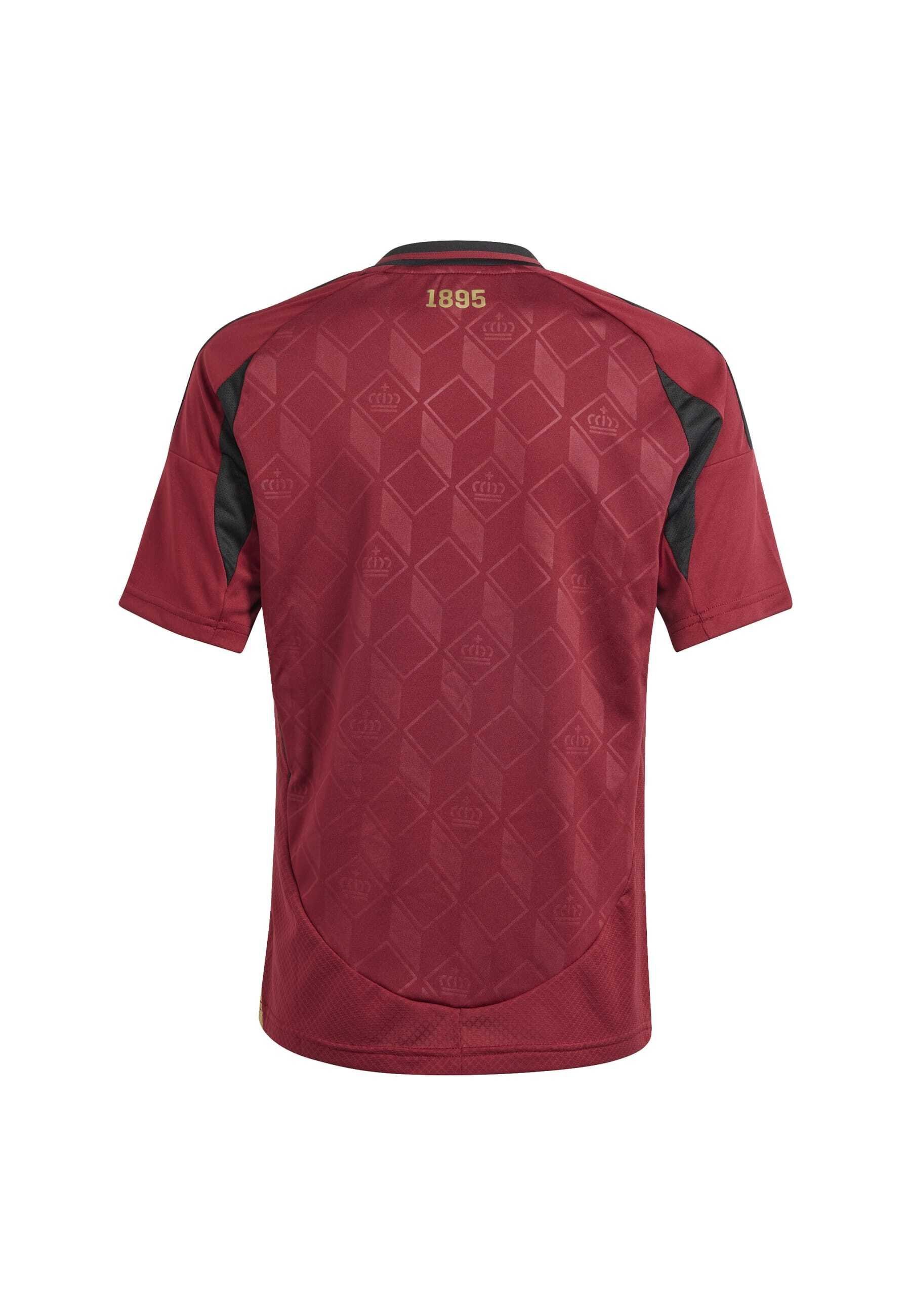 adidas Performance BELGIUM 24 HOME KIDS - Jalkapallopaita - team collection burgundy