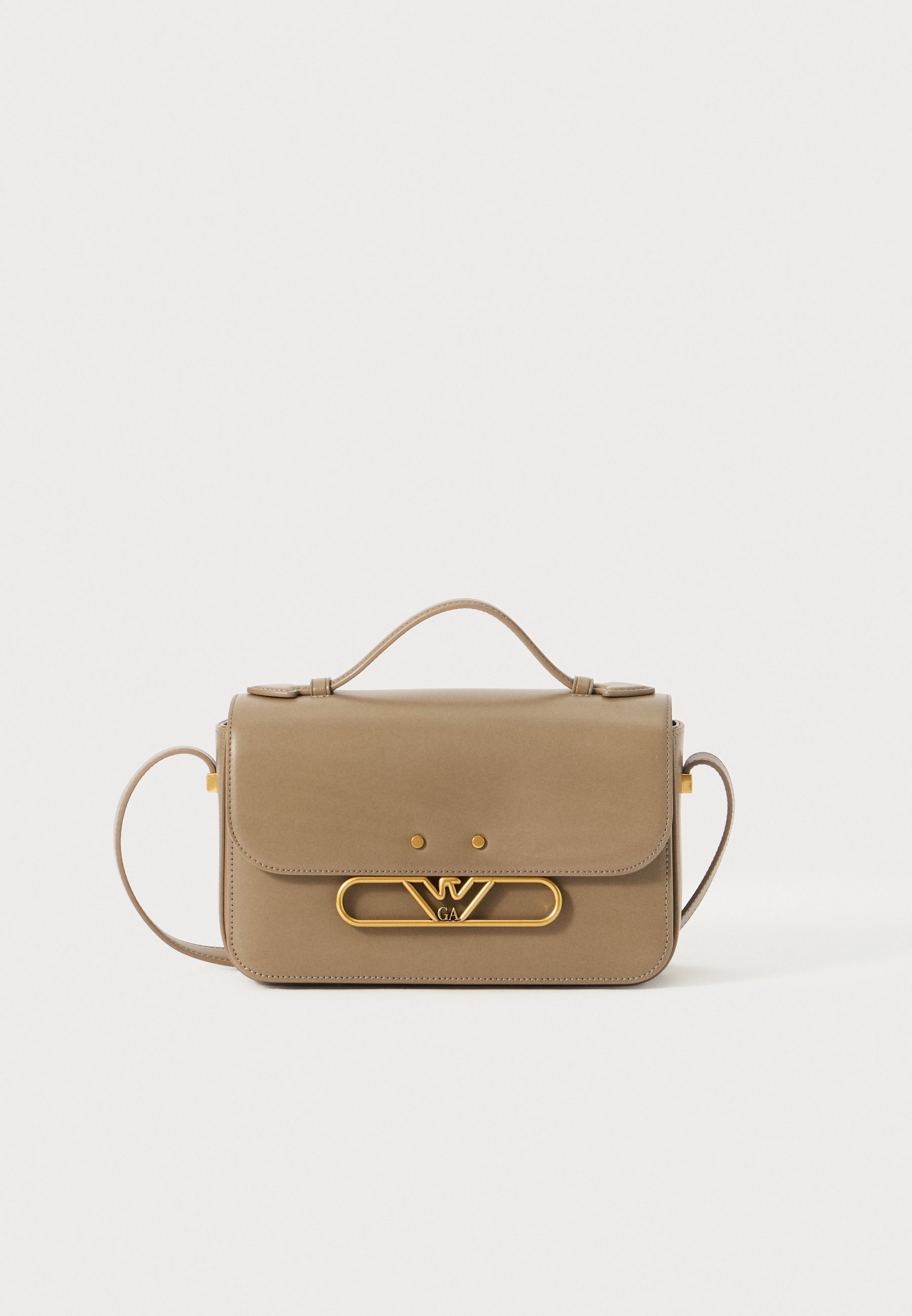 Emporio Armani TOP HANDLE BAG - Torebka - taupe