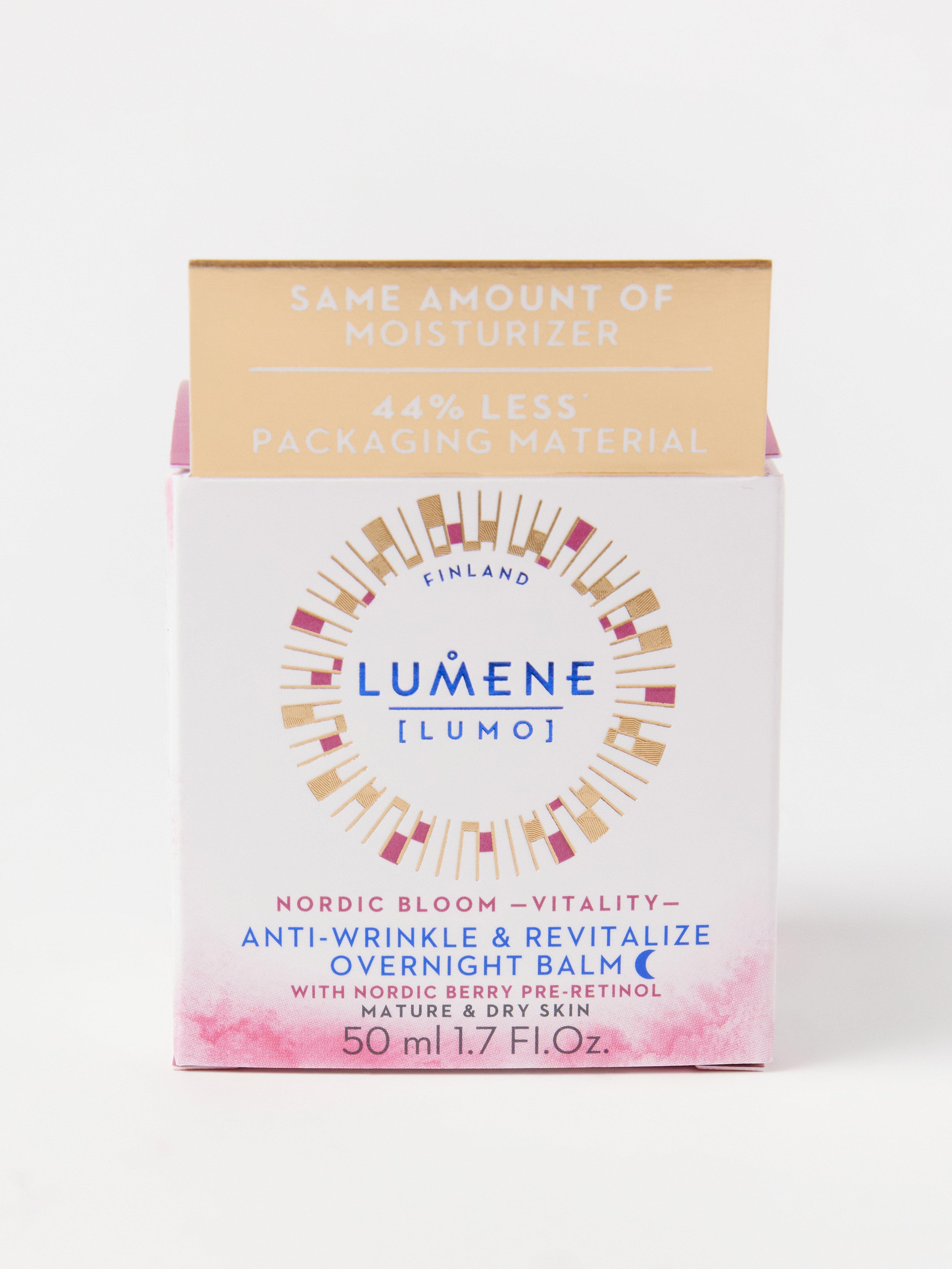 Lumene Nordic Bloom Vitality Noční balzám proti vráskám a revitalize bez barviv