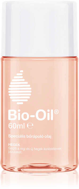 Óleo de cuidado Bio-Oil para o corpo e o rosto.