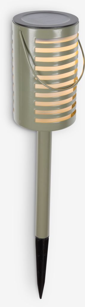 SUNFLOWER Solarna lampa SUNFLOWER Ø8xV39cm zelena