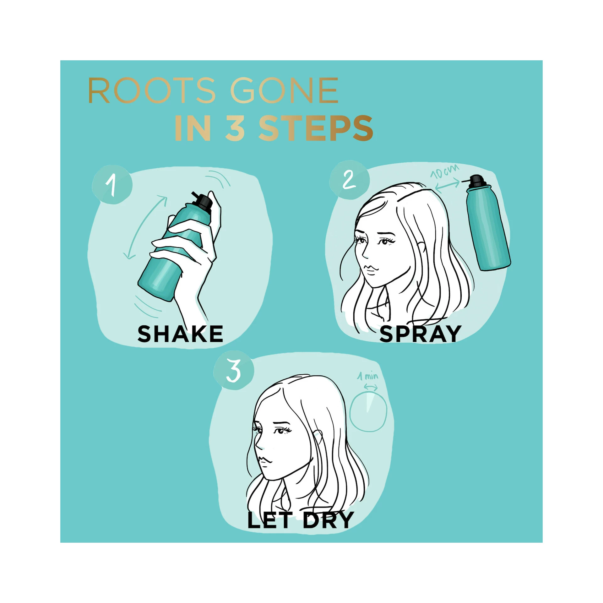 Magic Retouch Instant Root Concealer Spray Ciemny Brąz - L'Oréal Paris
