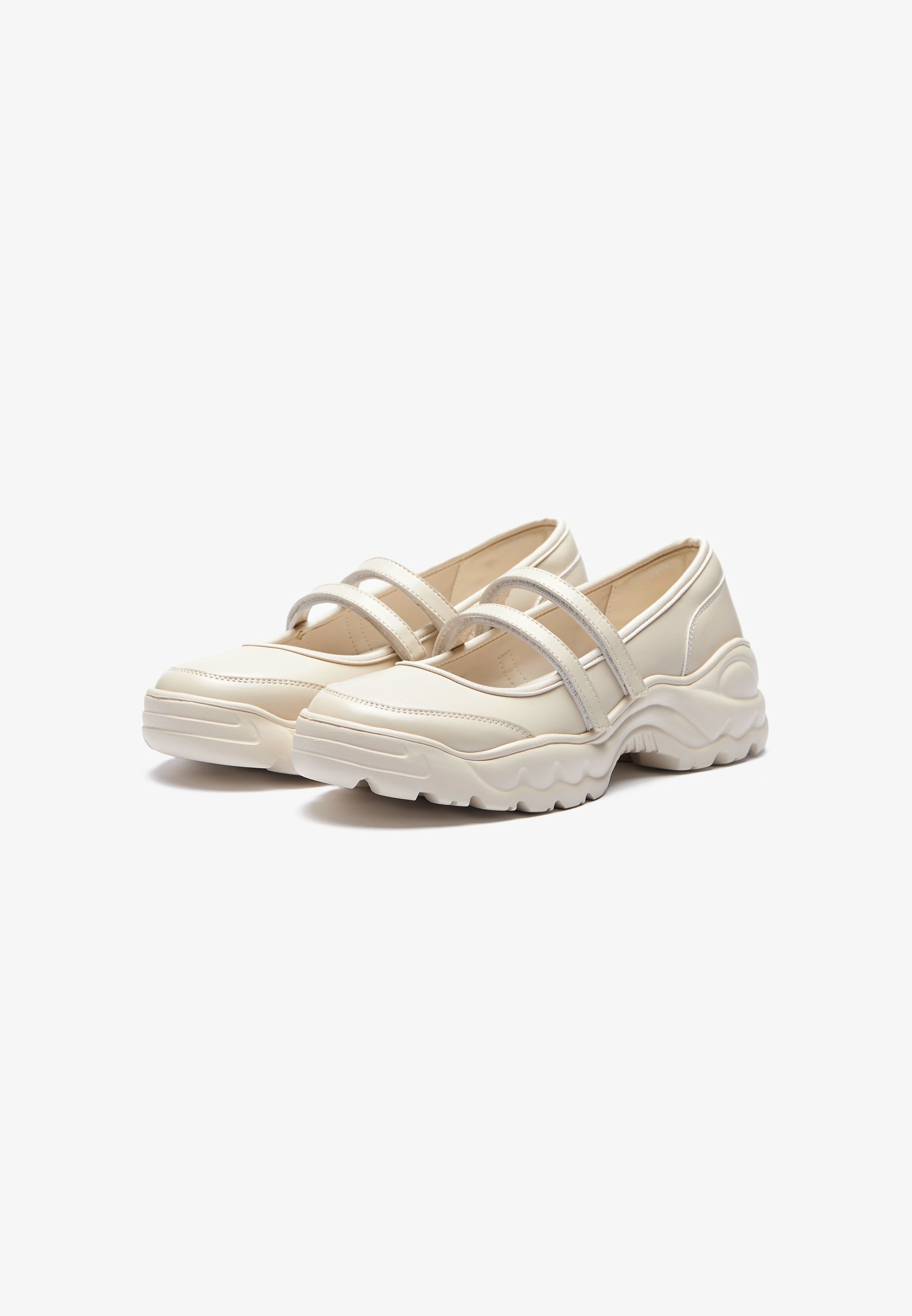 Even&Odd balletpumps - krijt