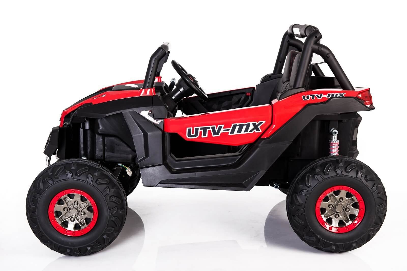 BoGi sähköinen lasten autokärry XXL UTV 2-paikkainen premium-malli 2x200W 24V 14Ah sähköauto