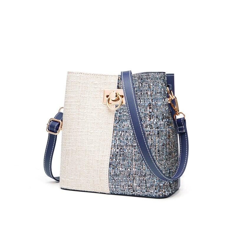 Borsa piccola da donna popolare, nuova, versatile, a tracolla, a secchiello, alla moda, borse e borsette da donna di alta qualità.
