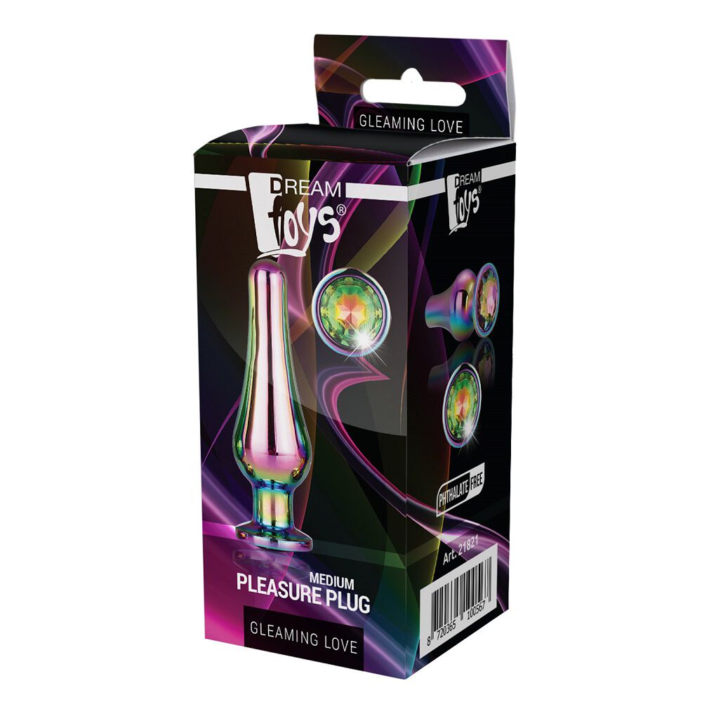 Dream Toys Gleaming Love obojeni čep za užitak