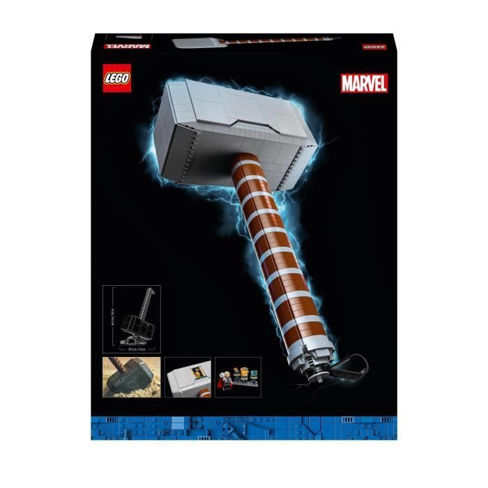 LEGO® 76209 Marvel Le Marteau De Thor​, Maquette à Construire, Avengers de la Saga Infinity, Figurine Thor et le Gant de l'Infini