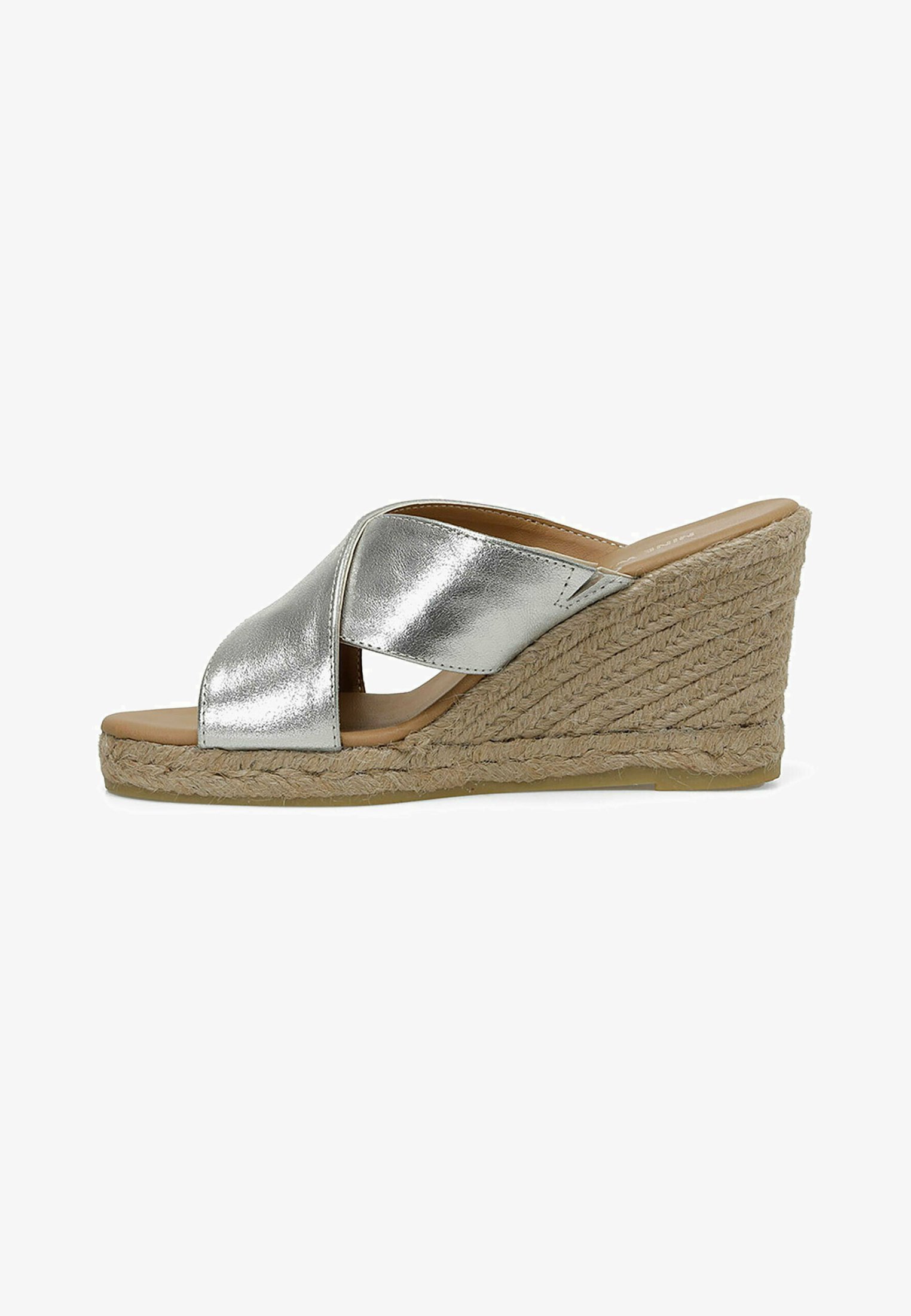 Nine West UPENZA - Mules con tacco - argento