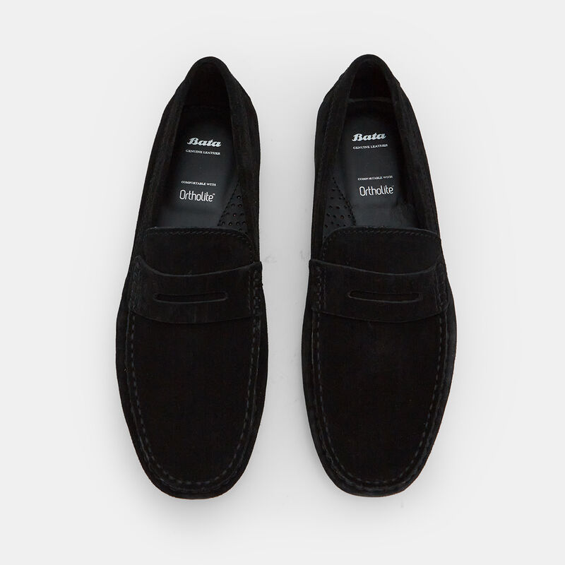 BATA herenloafers van suède