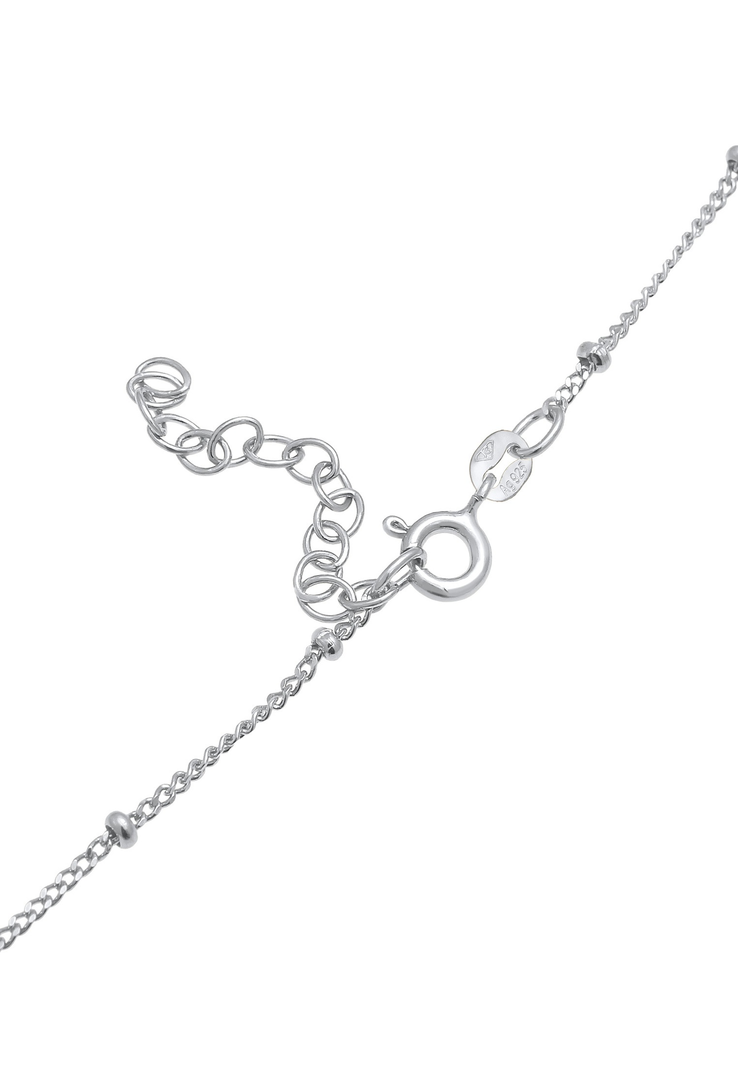 Elli Femmes choker boule demi-lune Astro en argent sterling 925