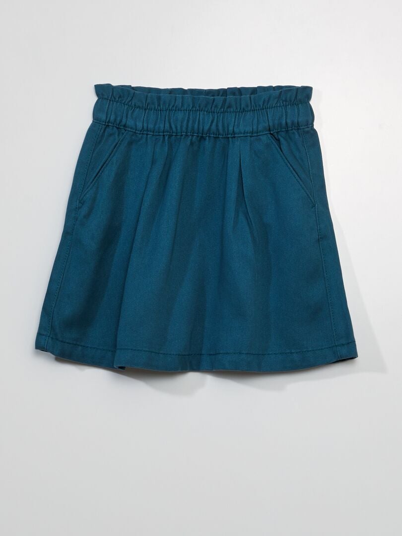 Papieren zakrok met zakken - BLAUW