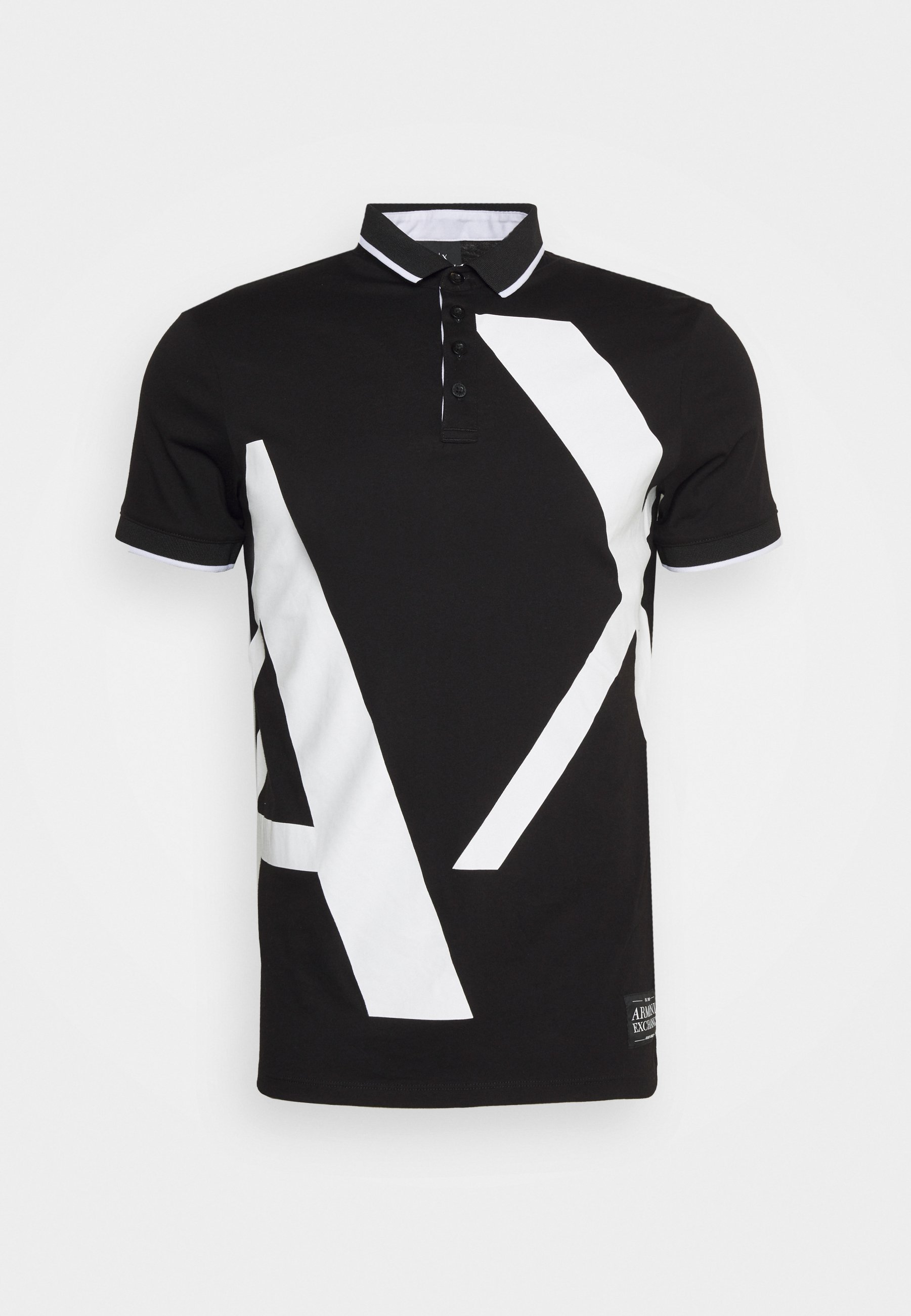 Armani Exchange poloshirt - zwart