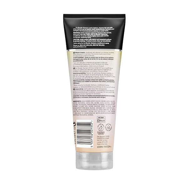 Zesvětlující šampon Go Blonder Sheer Blonde | 250 ml