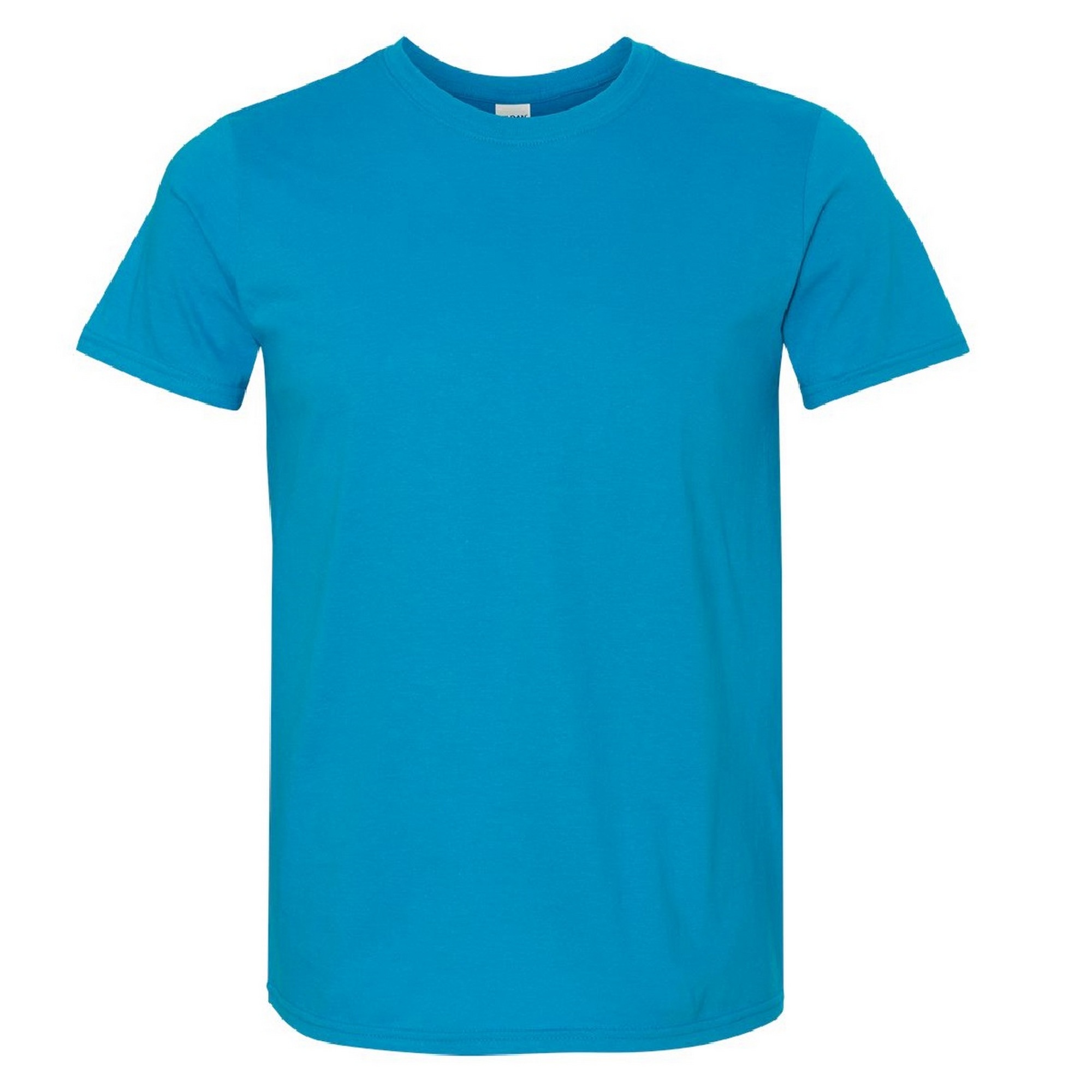 Camiseta De Manga Corta Suave Básica 100% Algodón Gordo Gildan