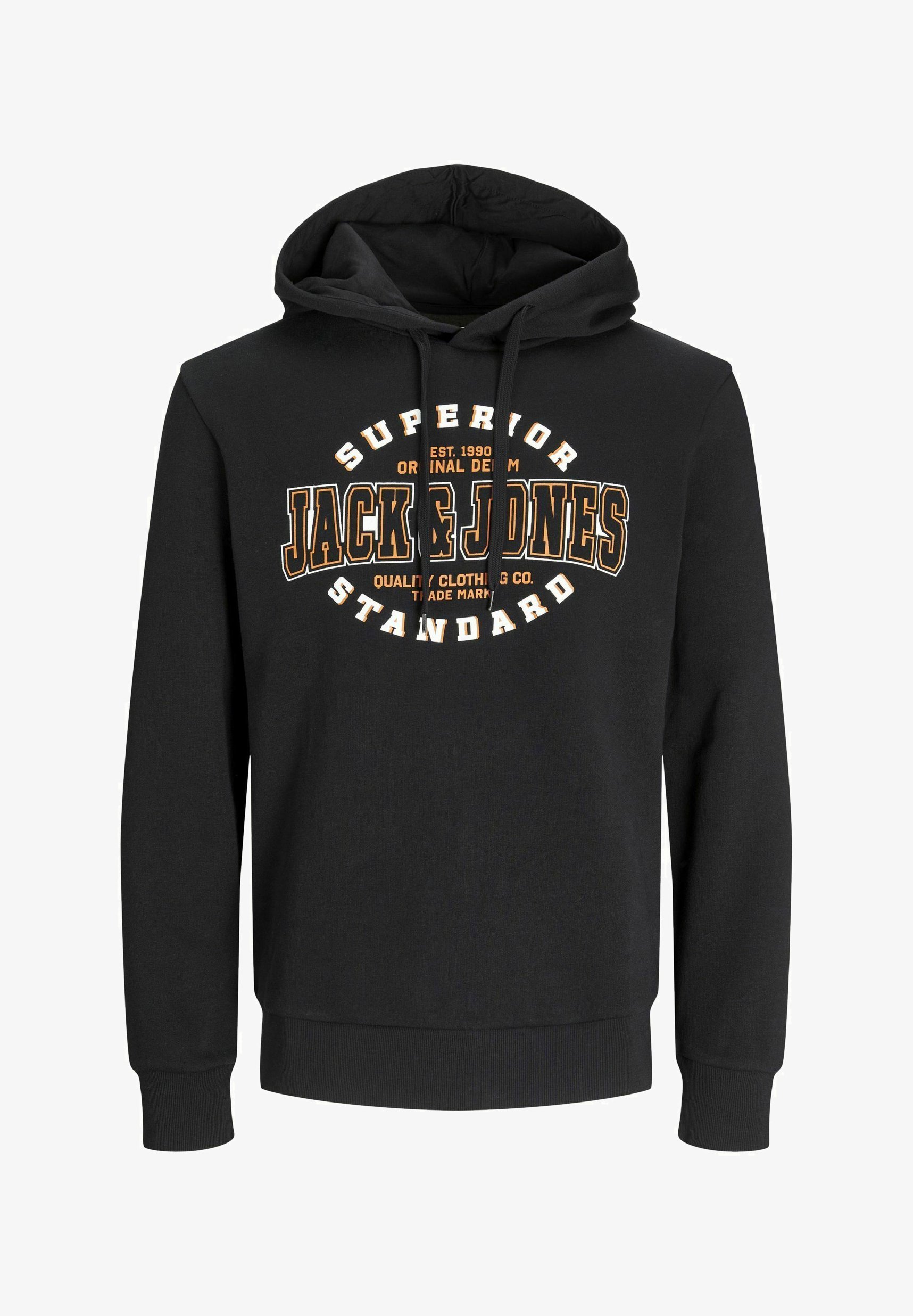 Jack & Jones JJELOGO - Hoodie - schwarz