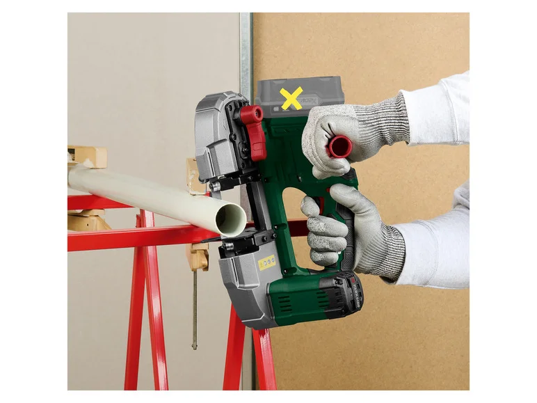Serra de fita sem fio PARKSIDE® PMBA 20-Li B2, 20V