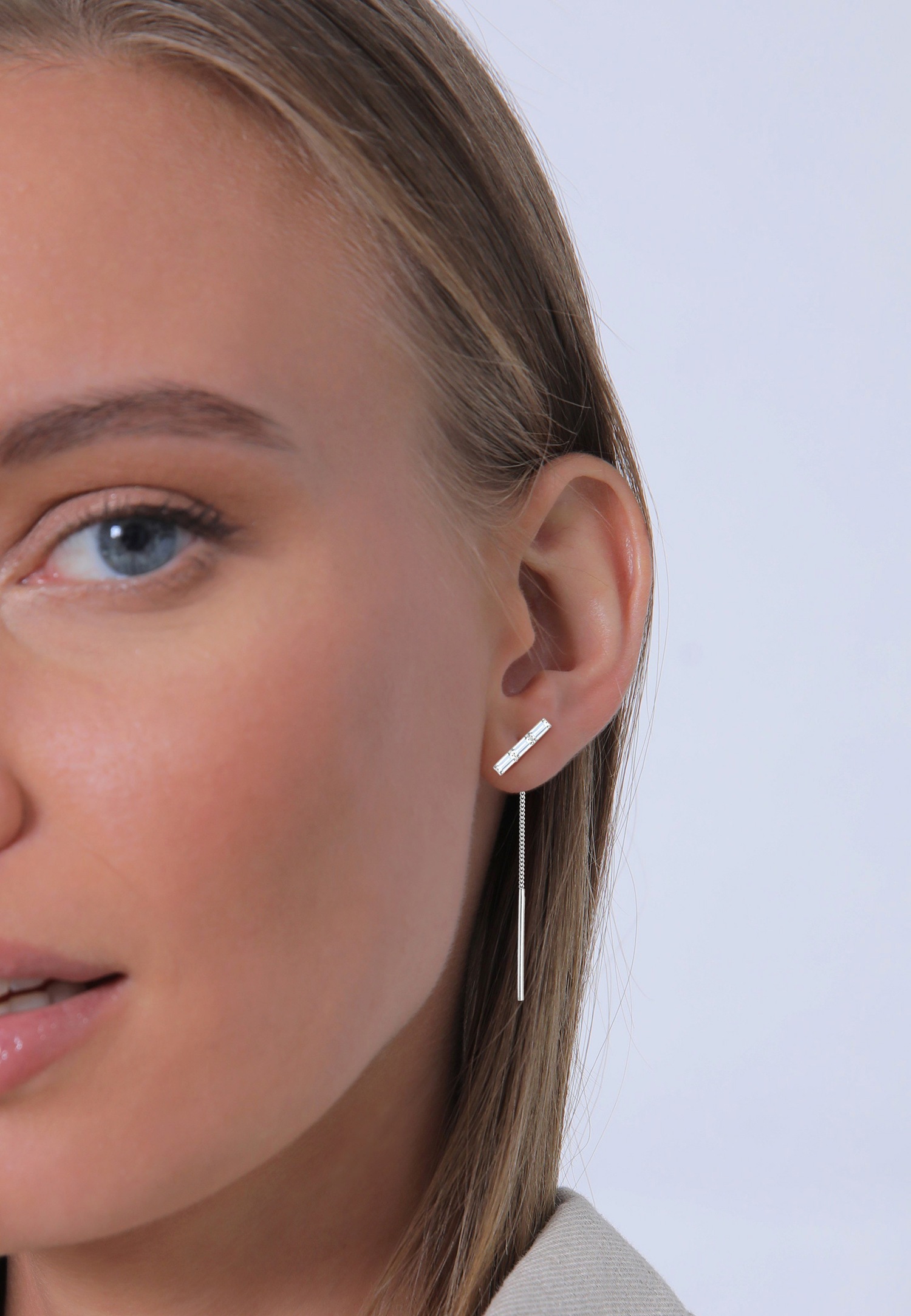 Elli PREMIUM Femme Cliché Élégant avec Pierre Topaze en Argent Sterling 925