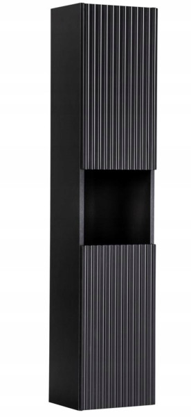 CZARNY Słupek Łazienkowy WYSOKI 140 cm Ryflowany NOVA BLACK
