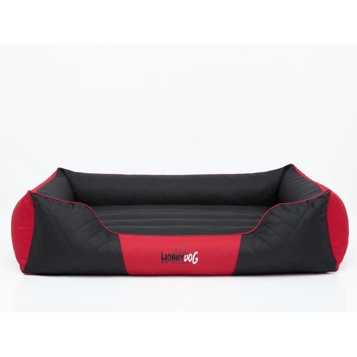 Cama para cães L PREMIUM – vermelho e preto